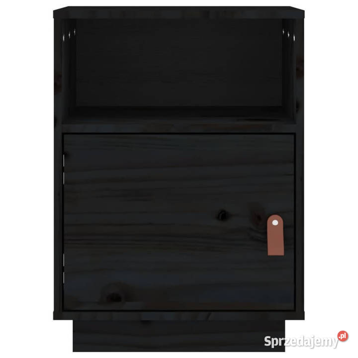 Szafki nocne 2 czarne 40x34x55 lite drewno sprzedam