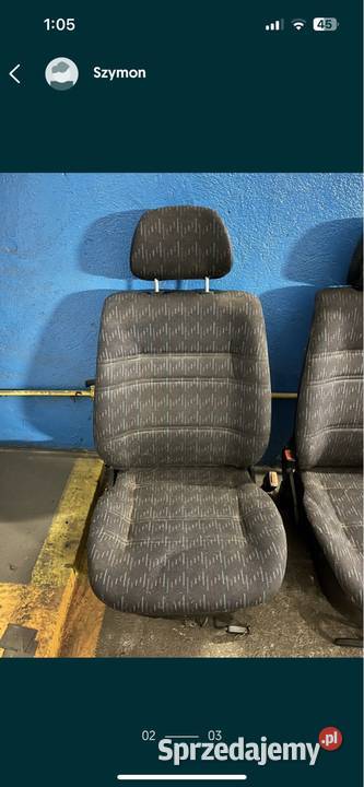 fotele Volkswagen Golf 3 1992 osobowe Prudnik