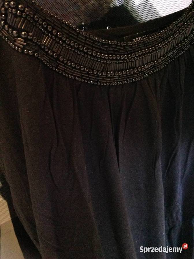 Top Bluzka Czarna Damska ATMOSPHERE S NOWA czarny Nowa Sól