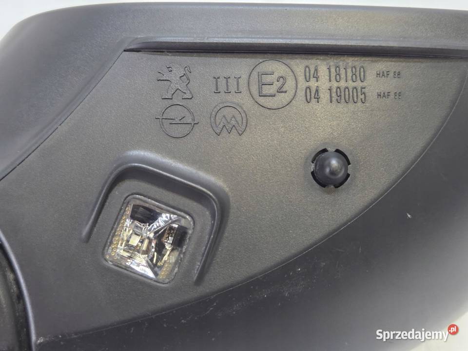 LUSTERKO PRAWE OPEL CORSA F 10 4 PIN 14PIN Lusterka zewnętrzne kujawsko-pomorskie