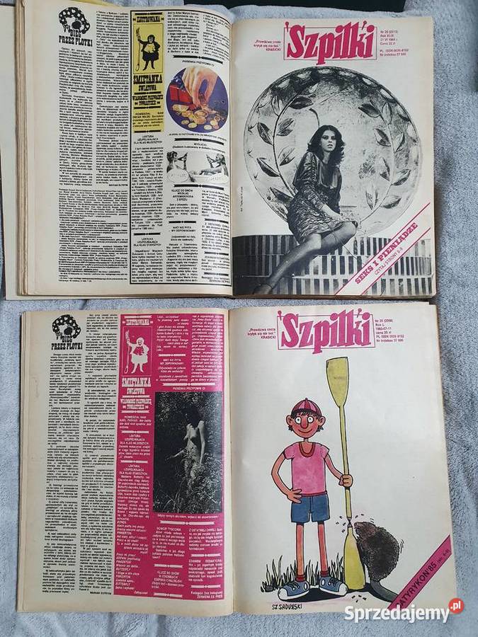 Magazyn SatyrycznoRozrywkowy Szpilki roczniki Rok wydania 1984 pomorskie Gdynia