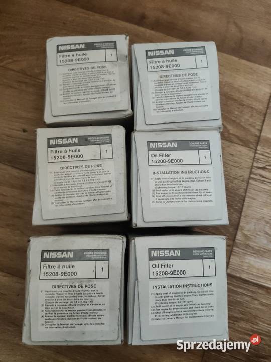 Nissan 152089E000 Filtr Oleju OEM Nowy Maxima Łódź