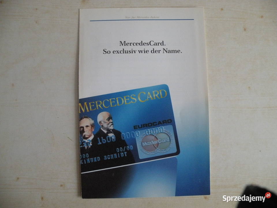 MERCEDES W124 LONG PROSPEKT FOLDER KATALOG Andrychów