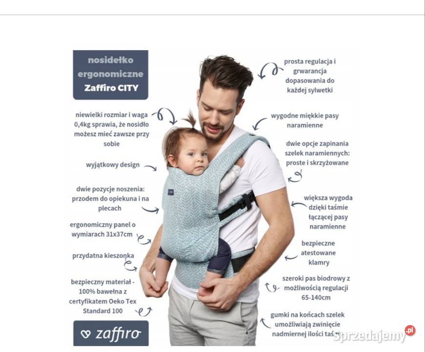 Nosidełko Zafirro City Nowe małopolskie sprzedam