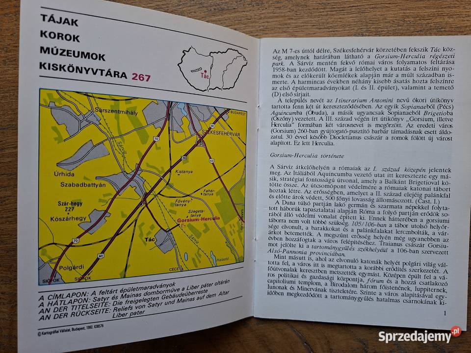Pecs Szarvas Zsambek Veszprem Szigetvar Gorsium małopolskie Kraków sprzedam