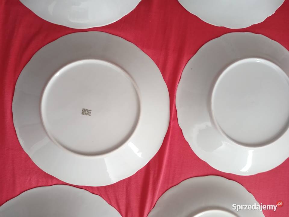Talerze porcelanowe śląskie