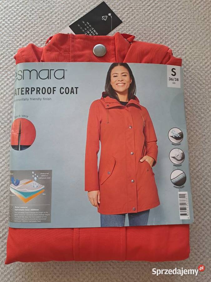 Esmara kurtka parka damska przeciwdeszczowa mazowieckie Warszawa sprzedam