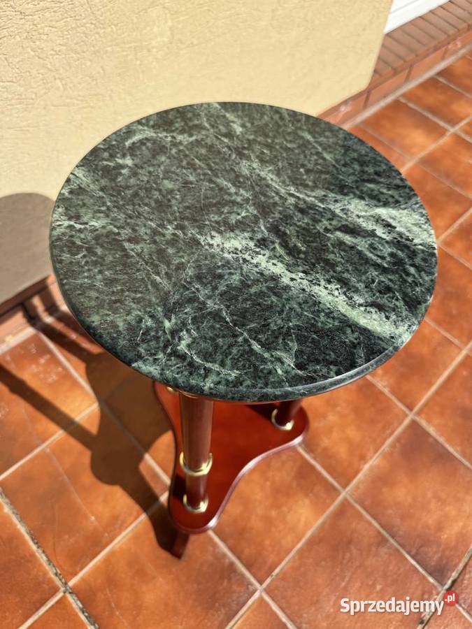 Stolik z marmurem stylowy okolicznościowy kawowy Dom i Ogród Garwolin