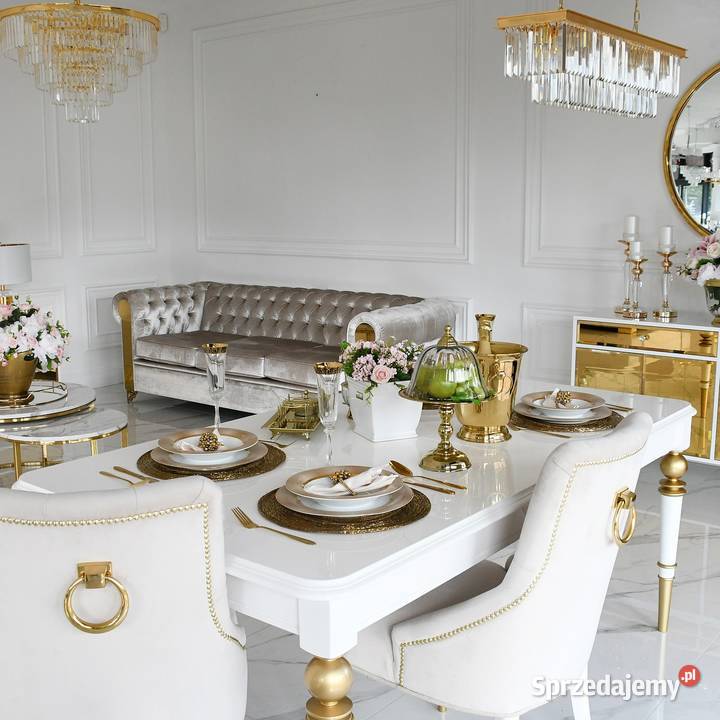 Sofa Glamour AVIATOR Złota Pikowana Ekskluzywna Sofy i kanapy Sofy i kanapy Warszawa sprzedam