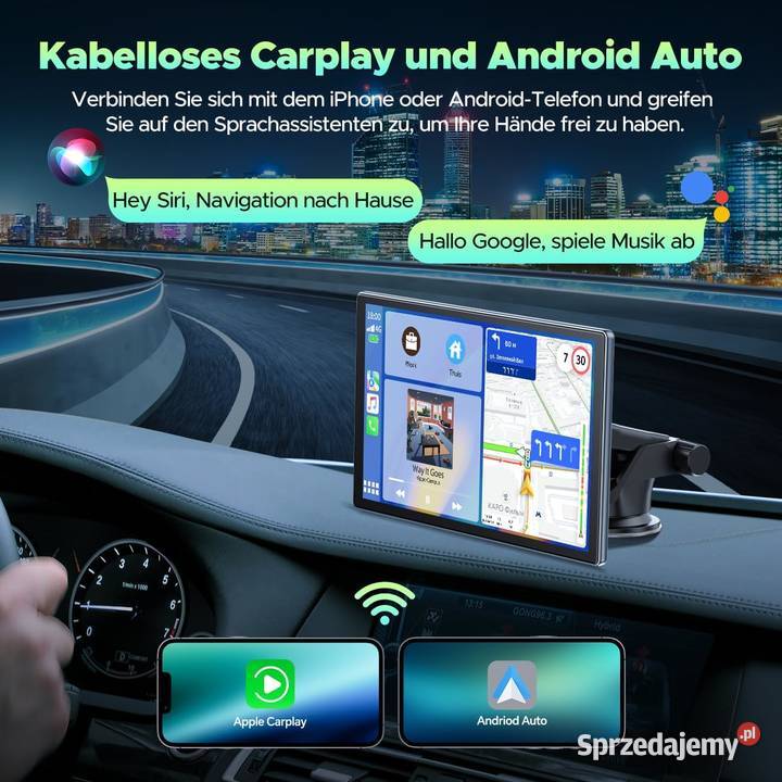 Lamto Bezprzewodowe radio samochodowe CarPlay z Rzeszów sprzedam