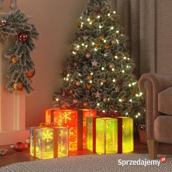 vidaXL Podświetlane prezenty świąteczne 3 64 Warszawa sprzedam