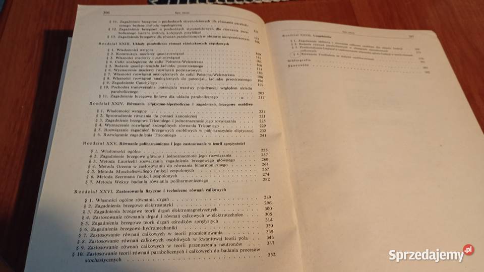 Równania całkowe i ich zastosowania 4 Całki Rok wydania 1970
