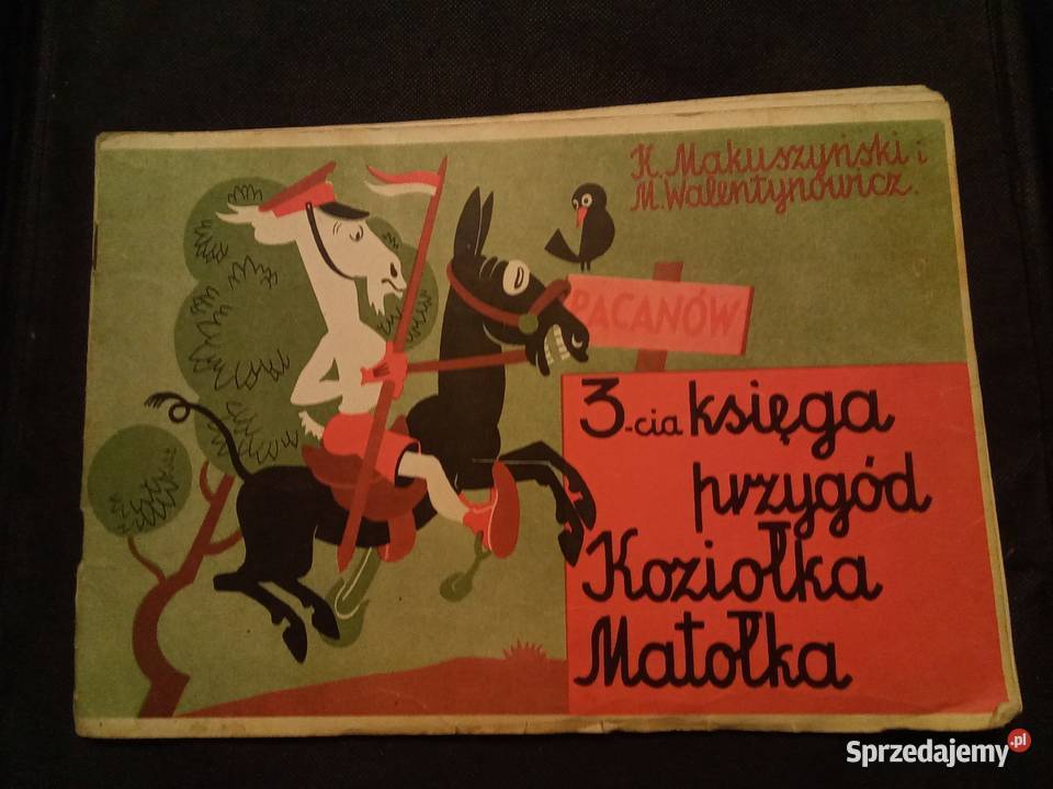 Trzecia księga przygód Koziołka Matołka mazowieckie sprzedam
