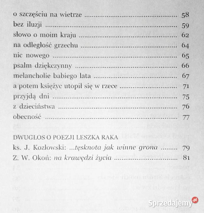 Na krawędzi życia Leszek Franciszek Rak miękka lubelskie Chełm