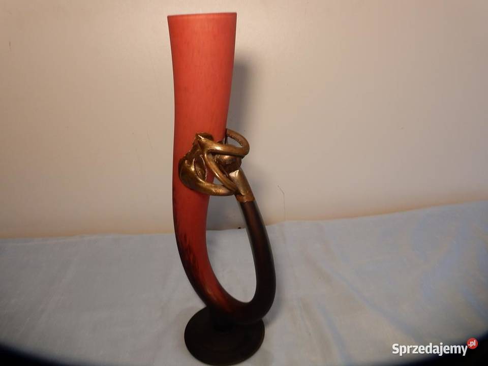 Kolekcjonerski Wazon Franz Collection Czerwona Piła