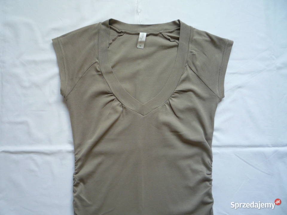 Reserved 36S 38M Koszulka Khaki Ciemny beż Szczecin