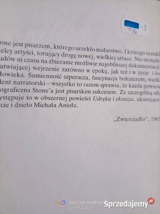 Udręka i ekstaza książki Warszawa Bródno miękka