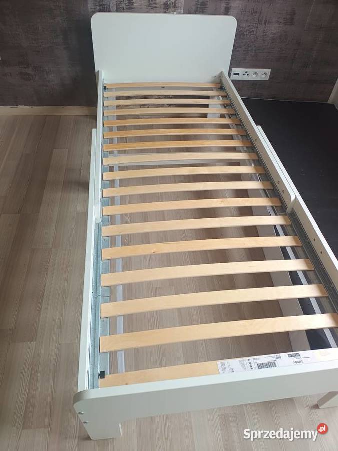 Łóżko dziecięce rozsuwane Ikea z materacem Jysk Wrocław
