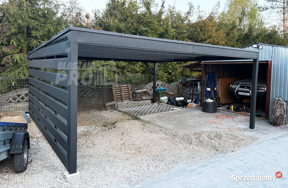 Carport Wiata samochodowa CarPort 55 m antracyt Toruń sprzedam
