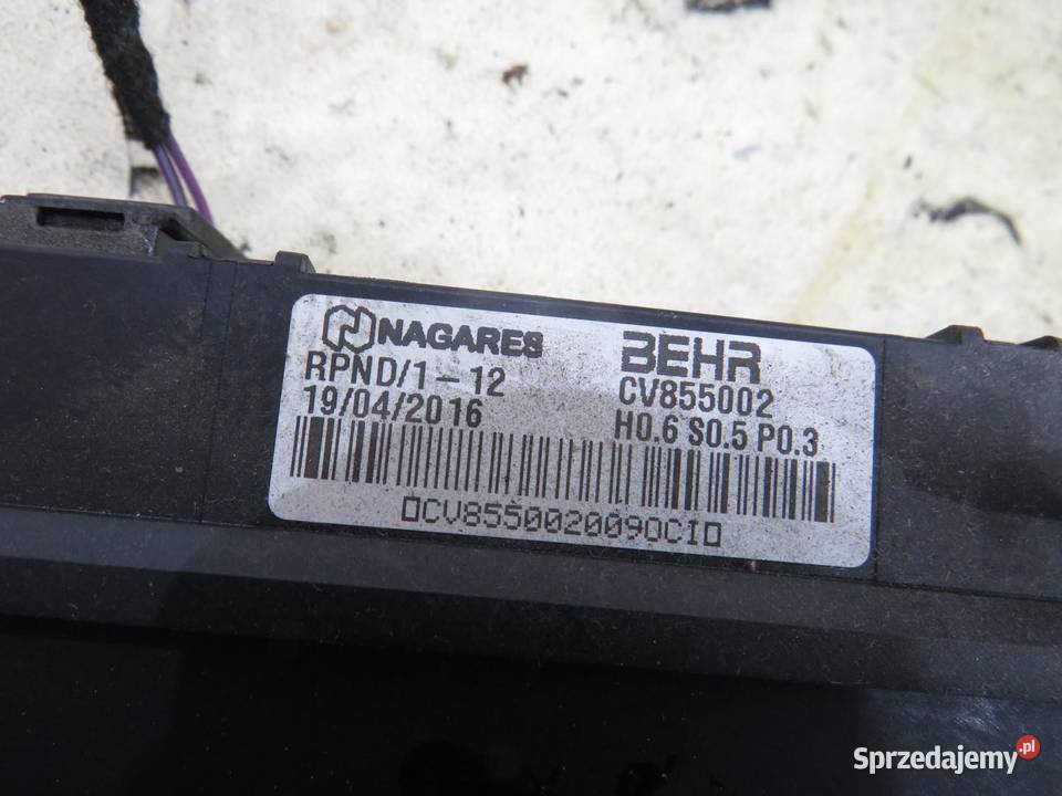 NAGRZEWNICA ELEKTRYCZNA GRZAŁKA ZAFIRA C 16 CDTI