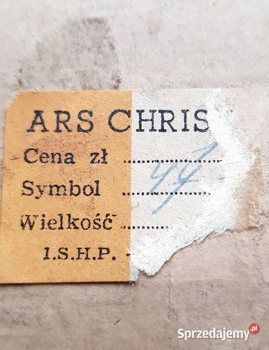 Stary obrazek ikona Czarną Madonna MB Ruda Śląska