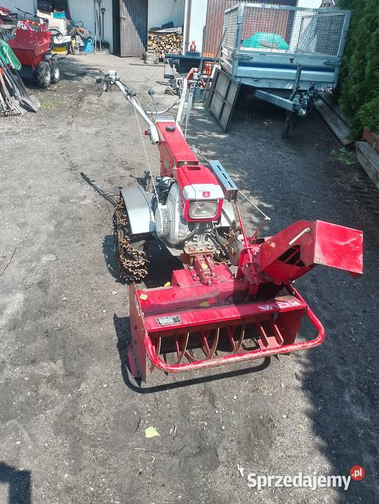 Ciągnik jednoosiowy Mitsubishi CT351 pług