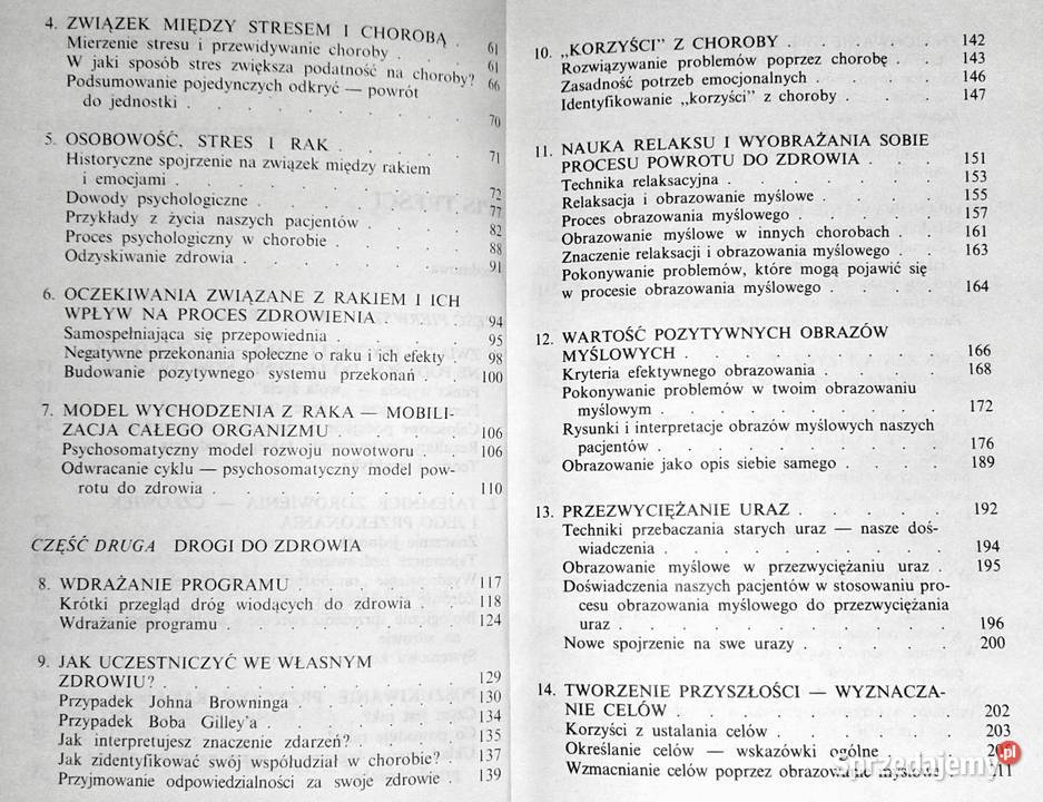 Triumf życia O Carl Simonton Chełm sprzedam