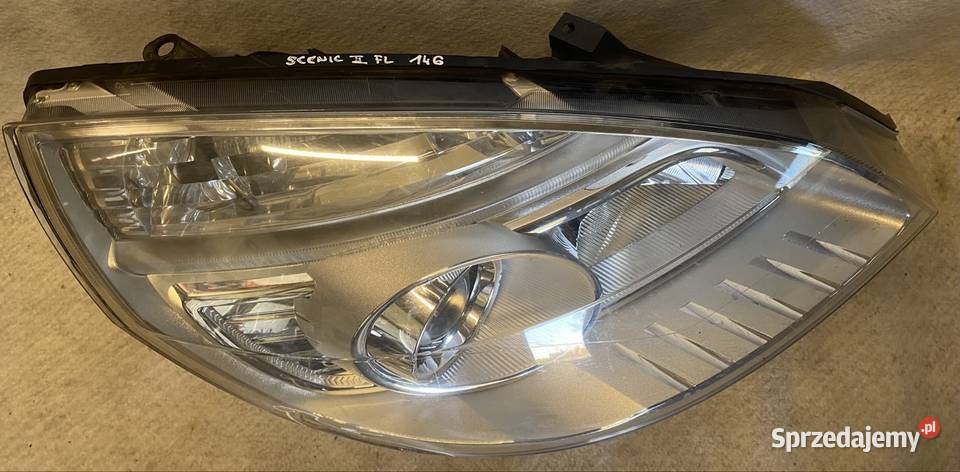 Lampa reflektor prawy przód Renault Scenic II Rok produkcji 2007 Jasienica sprzedam