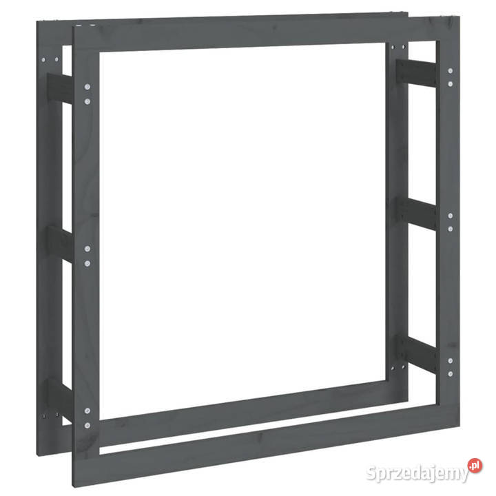 Stojak na drewno opałowe szary 100x25x100 drewno mazowieckie Warszawa sprzedam