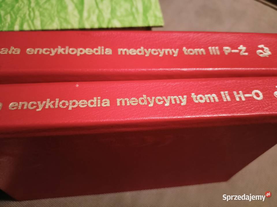 Mała encyklopedia medycyny K czerwone płótno sprzedam