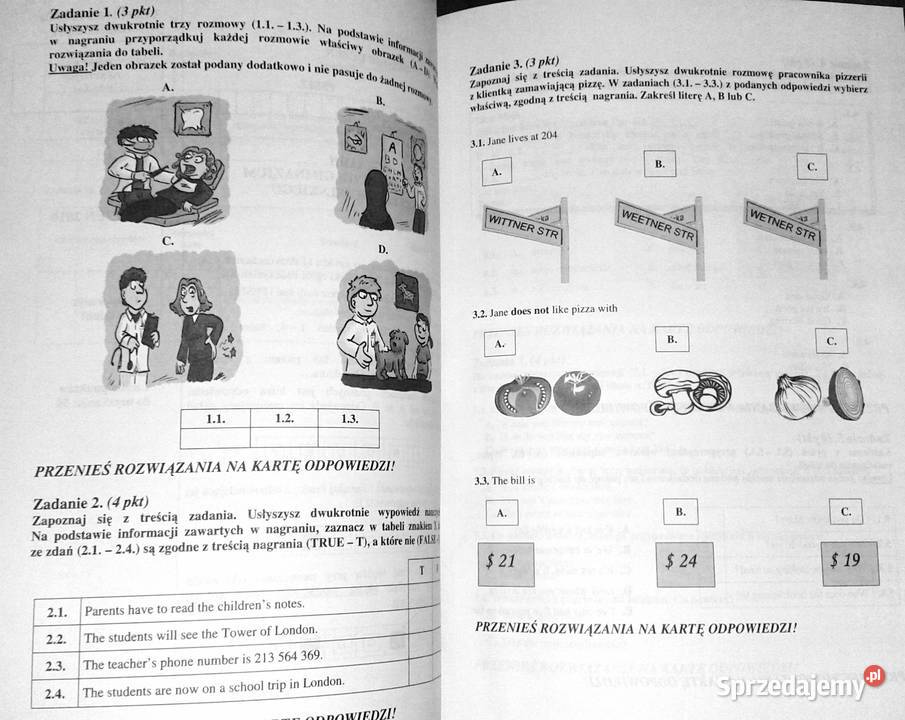 Egzamin Gimnazjalny Język angielski Oryginalne Chełm