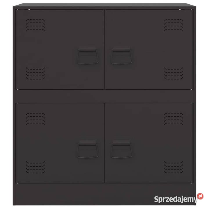 Szafka boczna czarna 67x39x73 stal WM841649 mazowieckie Warszawa sprzedam