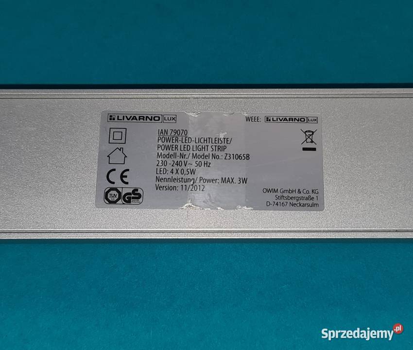 Oświetlenie Kuchenne Livarno 5cm Warszawa