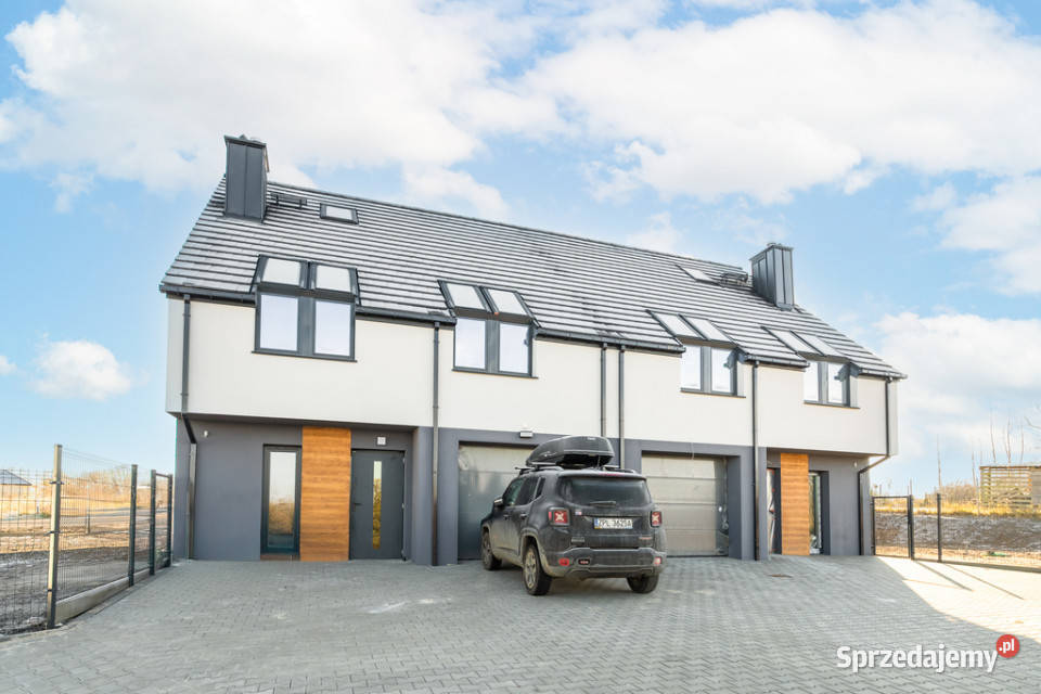 Nowoczesny Dom z garażem 130 m2 30 m2 poddasza Sprzedaż
