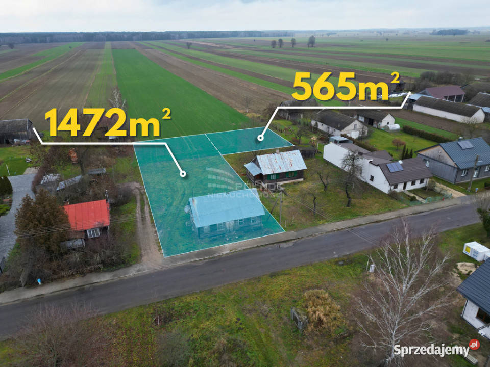 Stary dom 2 działki 20 arów 130 000 Sprzedaż Rokitno