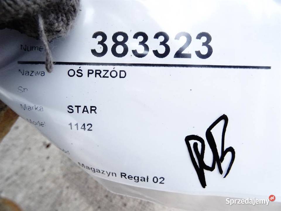 OŚ PRZÓD STAR ZAWIESZENIE PRZEDNIA