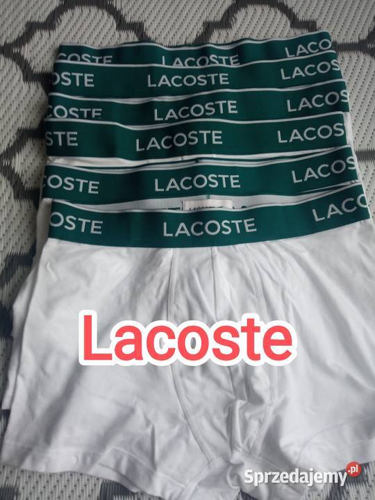 Bokserki męskie Lacoste białe 6 patrz fotki i Bydgoszcz