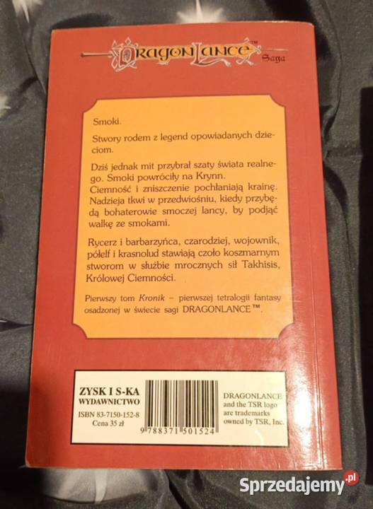 DragonLance Kroniki Smoki jesiennego zmierzchu Poznań