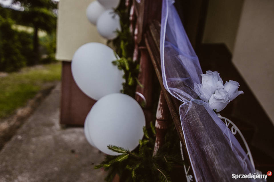 Dekoracja samochodu do ślubu Kraków