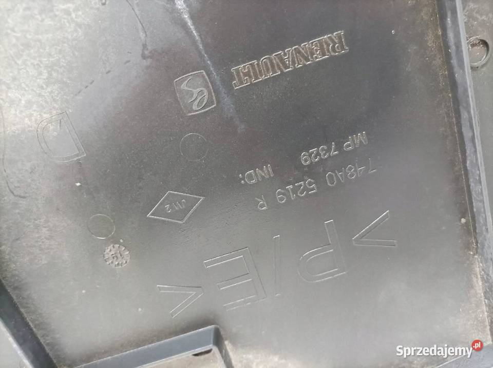 OSŁONA PŁYTA PODWOZIA POD ZDERZAK PRAWY TYŁ świętokrzyskie