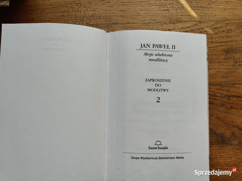 Jan Paweł II Moje ulubione modlitwy twarda Kraków