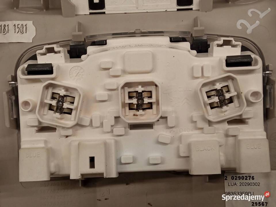 LAMPKA PODSUFITKI 98353359BJ Peugeot Expert III