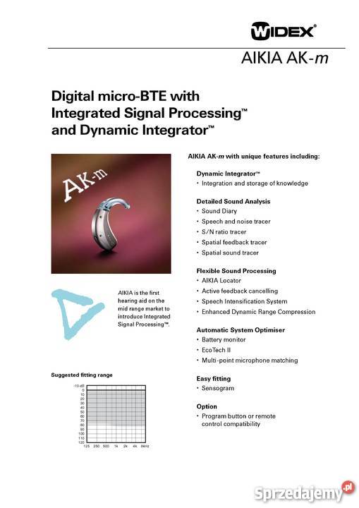 2 x aparat WIDEX Akm baterie 6 Poznań