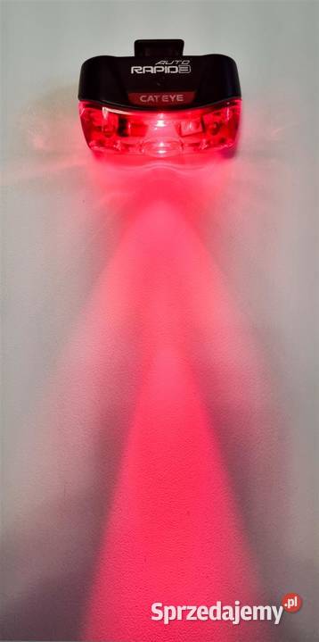 Lampka Rowerowa Cateye Auto Rapid 3 Części i akcesoria Sosnowiec