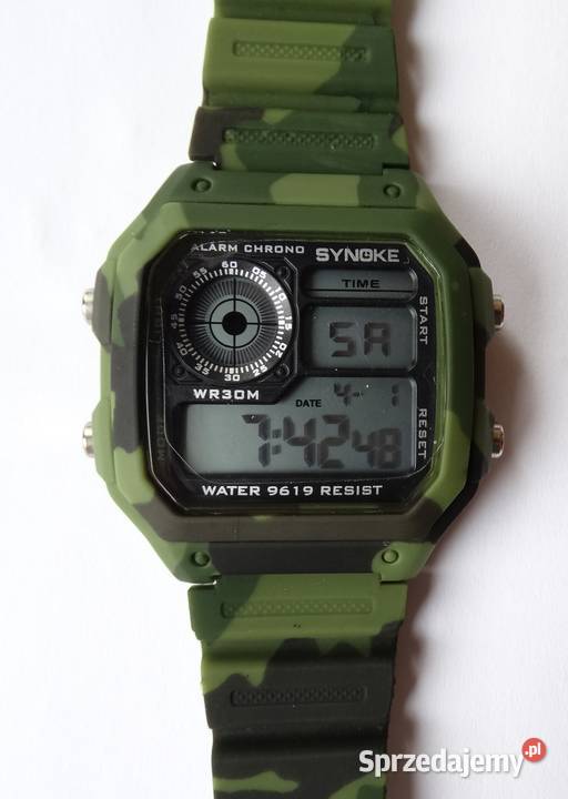Militarny zegarek elektroniczny Synoke camo