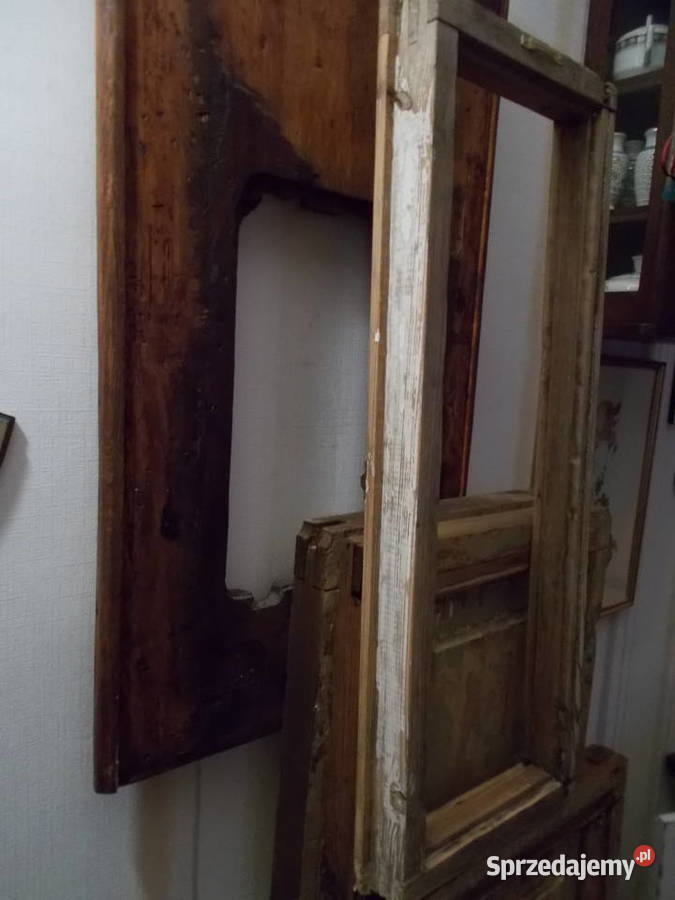 Stara Rama OkiennaZabytkowaDo OzdobyLite Drewno Antyki, Sztuka, Kolekcje Szczecin sprzedam