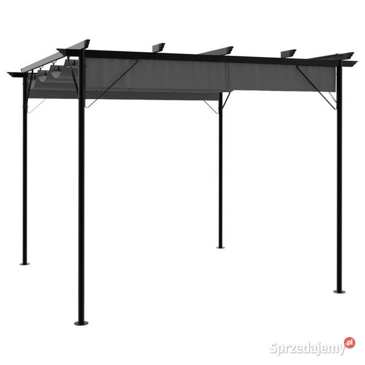 Pergola ogrodowa ze zwijanym dachem 3x3 m Warszawa