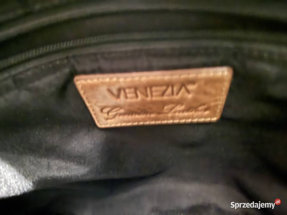 Torba damska Venezia camel z paskiem długim i Częstochowa