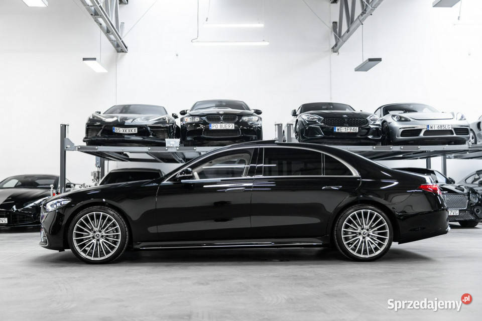 Mercedes S 450 d 4Matic Long Skrętna oś Webasto aluminiowe felgi Węgrzce sprzedam