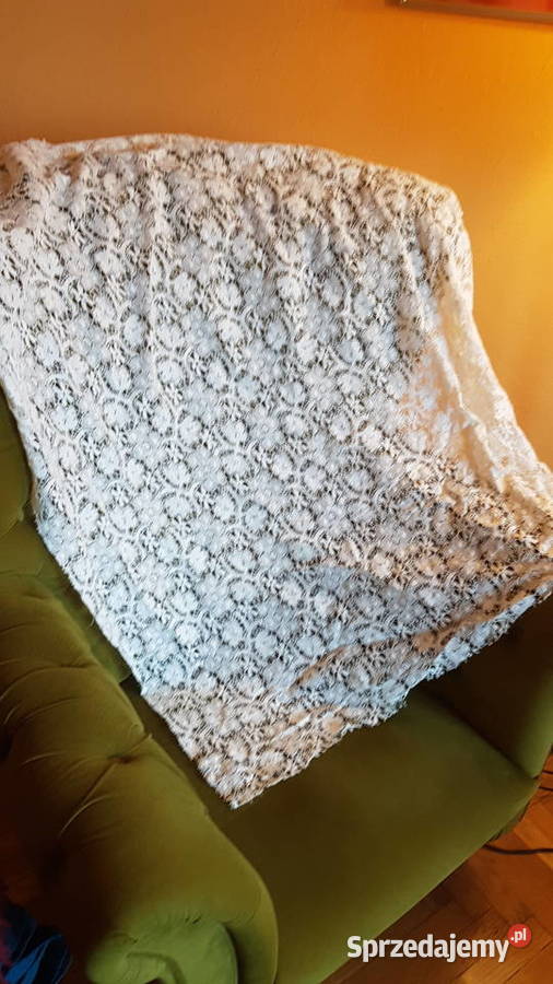 Koronka bawełniana materiał tkanina śląskie Myszków